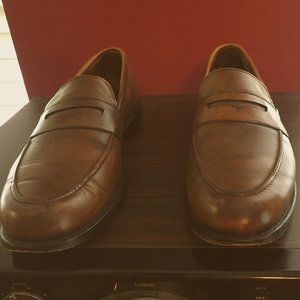 Allen Edmonds Tan Penny Loafers